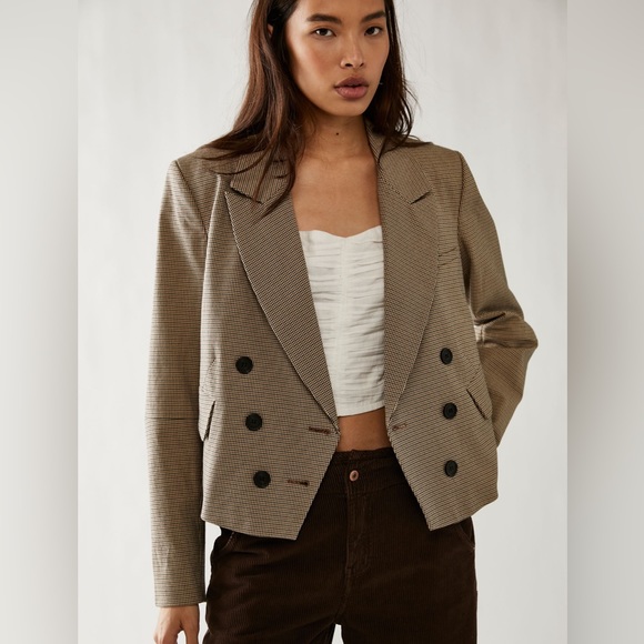 Free People Betty Blazer Jacket - Size Medium - Picture 4 of 12